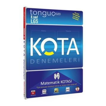 Tonguç Akademi 8. Sınıf LGS Kota Konu Taramaları Matematik Kotası