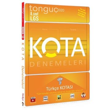 Tonguç Akademi 8. Sınıf LGS Kota Konu Taramaları Türkçe Kotası