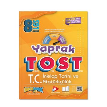 Tonguç Akademi - 8. Sınıf T.C. İnkılap Tarihi ve Atatürkçülük Yaprak Tost