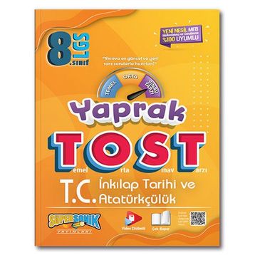 Tonguç Akademi - 8. Sınıf T.C. İnkılap Tarihi ve Atatürkçülük Yaprak Tost