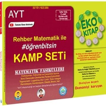 Tonguç Akademi AYT Matematik Fasikülleri Rehber Matematik Eko Kamp Seti