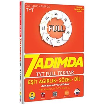 Tonguç Akademi TYT Full Tekrar Tonguç Kampüs 7 Adımda Eşit Ağırlık Soru Bankası