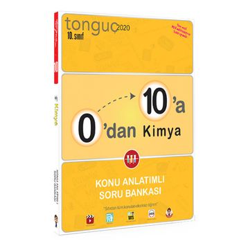 Tonguç Akademi Yayınları 0'dan 10'a Kimya Konu Anlatımlı Soru Bankası
