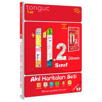 Tonguç Akademi Yayınları 11. Sınıf 2. Dönem Akıl Haritaları Seti