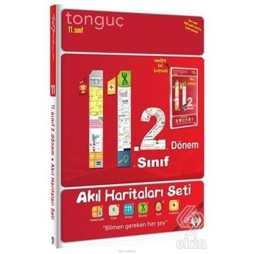Tonguç Akademi Yayınları 11. Sınıf 2. Dönem Akıl Haritaları Seti