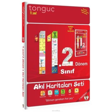 Tonguç Akademi Yayınları 11. Sınıf 2. Dönem Akıl Haritaları Seti