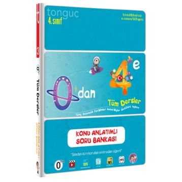 Tonguç Akademi Yayınları 4. Sınıf 0'dan 4'e Konu Anlatımlı Soru Bankası