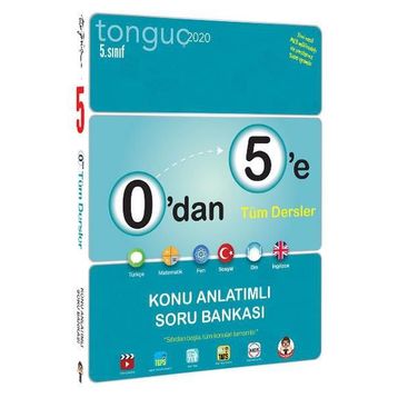 Tonguç Akademi Yayınları 5.Sınıf 0'dan 5'e Tüm Dersler Konu Anlatımlı Soru Bankası
