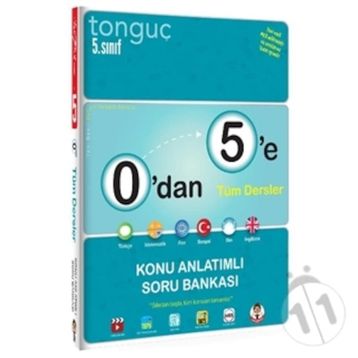 Tonguç Akademi Yayınları 5.Sınıf 0'dan 5'e Tüm Dersler Konu Anlatımlı Soru Bankası