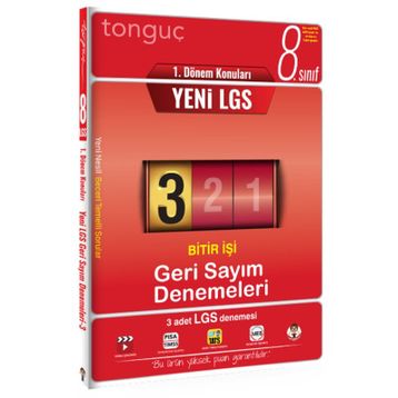 Tonguç Akademi Yayınları 8. Sınıf LGS 1. Dönem Doz Denemeleri