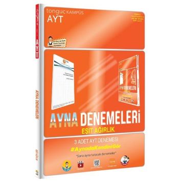Tonguç Akademi Yayınları AYT Eşit Ağırlık Ayna Denemeleri