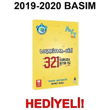 Tonguç Akademi Yayınları AYT Rehber Matematik Logaritma Dizi 321 Soruda Bitir İşi