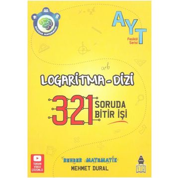 Tonguç Akademi Yayınları AYT Rehber Matematik Logaritma Dizi 321 Soruda Bitir İşi