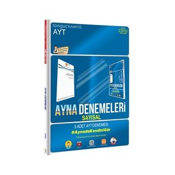 Tonguç Akademi Yayınları AYT Sayısal Ayna Denemeleri