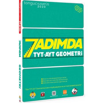 Tonguç Akademi Yayınları YKS TYT AYT 7 Adımda Geometri Soru Bankası