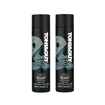Toni&Guy Deep Clean Erkekler İçin 2x250 ml Yoğun Arındırıcı Şampuan Seti