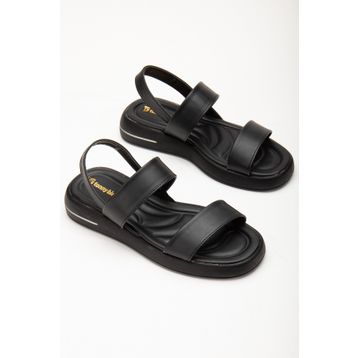 Tonny Black TBACR817 Siyah Kadın Sandalet