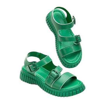 Tonny Black TBACR850 Yeşil Kadın Sandalet