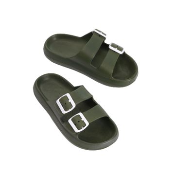 Tonny Black TBER490 Haki Kadın Terlik