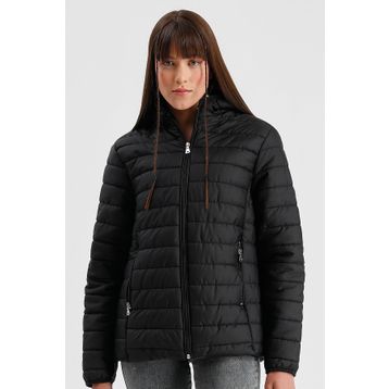Tonny Black TBG067 Siyah Kapitone Astarlı Su Geçirmez Şişme Kadın Mont