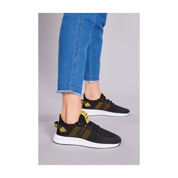 Tonny Black TBIDL-0 Siyah Sarı Unisex Spor Ayakkabı