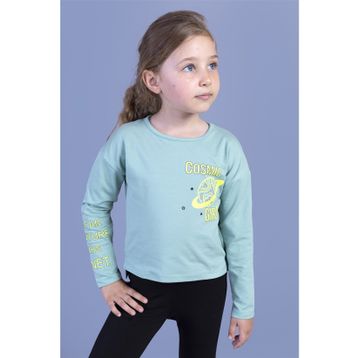 Toontoy Kids Kız Çocuk Baskılı T-shirt
