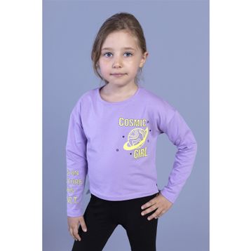 Toontoy Kids Kız Çocuk Baskılı T-shirt