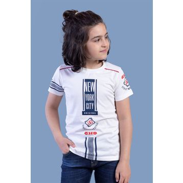 Toontoy New York City Baskılı Mavi Erkek Çocuk T-shirt