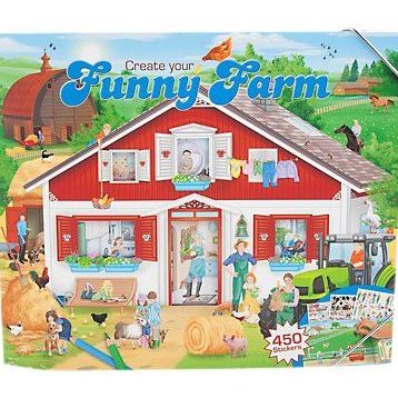 Top Model Funy Farmcolorıng Boyama Kitabı