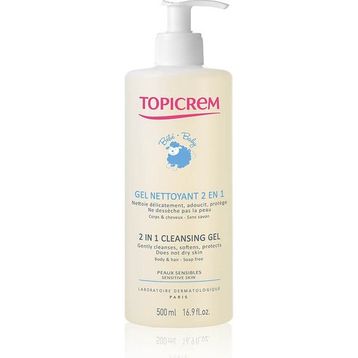 Topicrem Baby 2 in 1 500 ml Temizleme Jeli