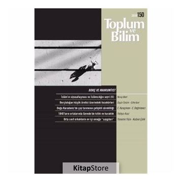 Toplum Ve Bilim Dergisi Sayı: 150 - Kolektif