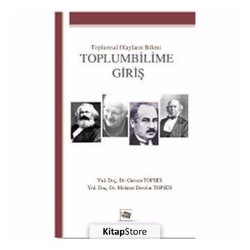 TOPLUMBILIME GIRIŞ - GENEL