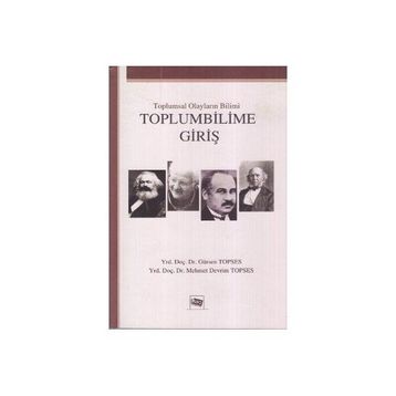 TOPLUMBILIME GIRIŞ - GENEL