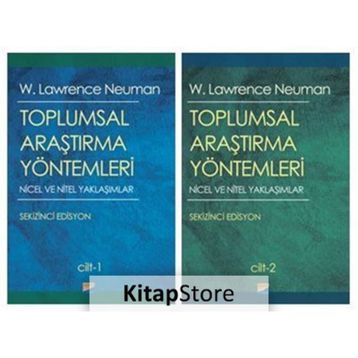 Toplumsal Araştırma Yöntemleri Seti 2 Cilt Takım - W. Lawrance Neuman