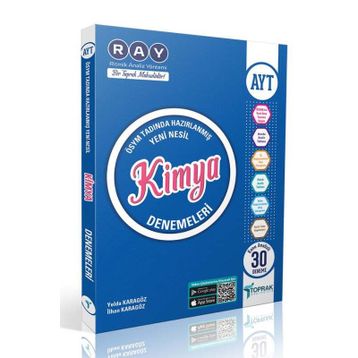Toprak Yayıncılık Ayt Kimya Deneme Kitabı