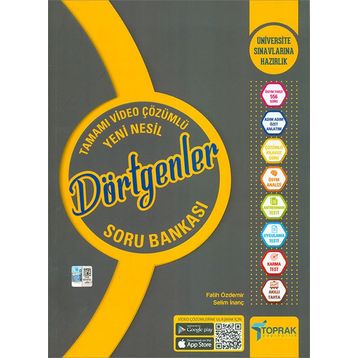 Toprak Yayıncılık Dörtgenler Soru Bankası