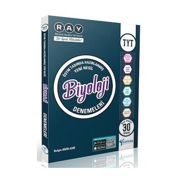 Toprak Yayıncılık TYT Biyoloji 30 Deneme Kitabı