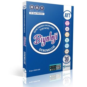 Toprak Yayınları AYT Biyoloji Deneme Kitabı