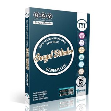 Toprak Yayınları TYT Sosyal Bilimler Ray Konu Analizli 25 Deneme