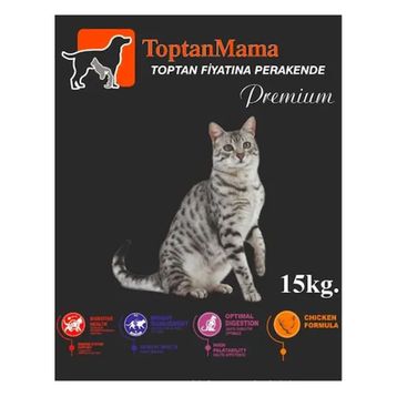 Toptan Mama Tavuklu 15 kg Yetişkin Kedi Maması
