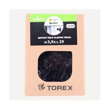 Torex 3.5X25 mm Matkap Uçlu Alçıpan Vidası