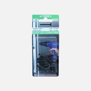 Torex 3.5x45 mm Matkap Uçlu Alçıpan Vidası