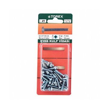 Torex 4x20 mm Rysb Kulp Vidası