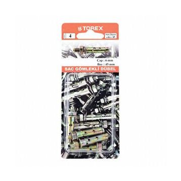 Torex 6x45 mm Sac Gömlekli Dübel