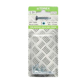 Torex DIN 7504P YHB 4.2x19 mm Matkap Uçlu Vida