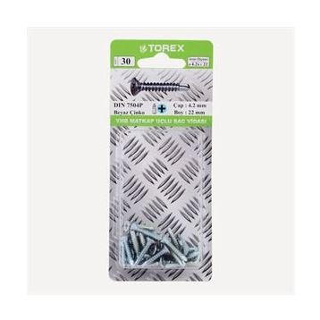Torex DIN 7504P YHB 4.2x22 mm Matkap Uçlu Vida