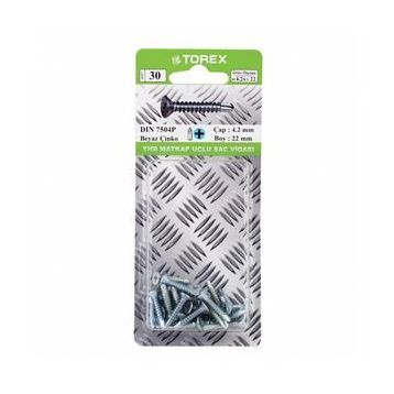 Torex DIN 7504P YHB 4.2x22 mm Matkap Uçlu Vida