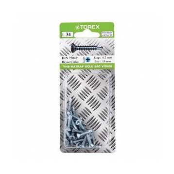 Torex DIN 7504P YHB 4.2x25 mm Matkap Uçlu Vida