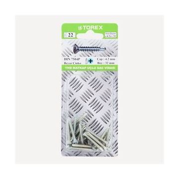 Torex DIN 7504P YHB 4.2x32 mm Matkap Uçlu Vida