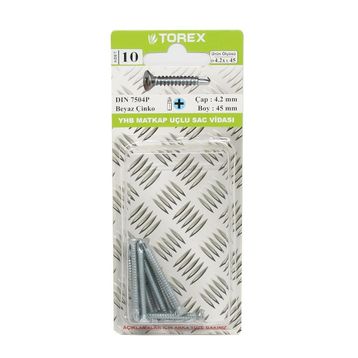 Torex DIN 7504P YHB 4.2x45 mm Matkap Uçlu Vida
